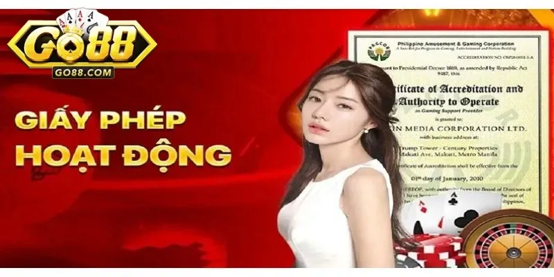 Lưu ý và giải đáp về Giấy phép hoạt động Go88 cho hội viên