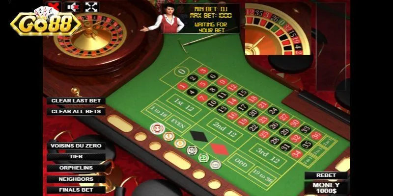 ​Hướng Dẫn Chơi ROULETTE Go88 chi tiết nhất